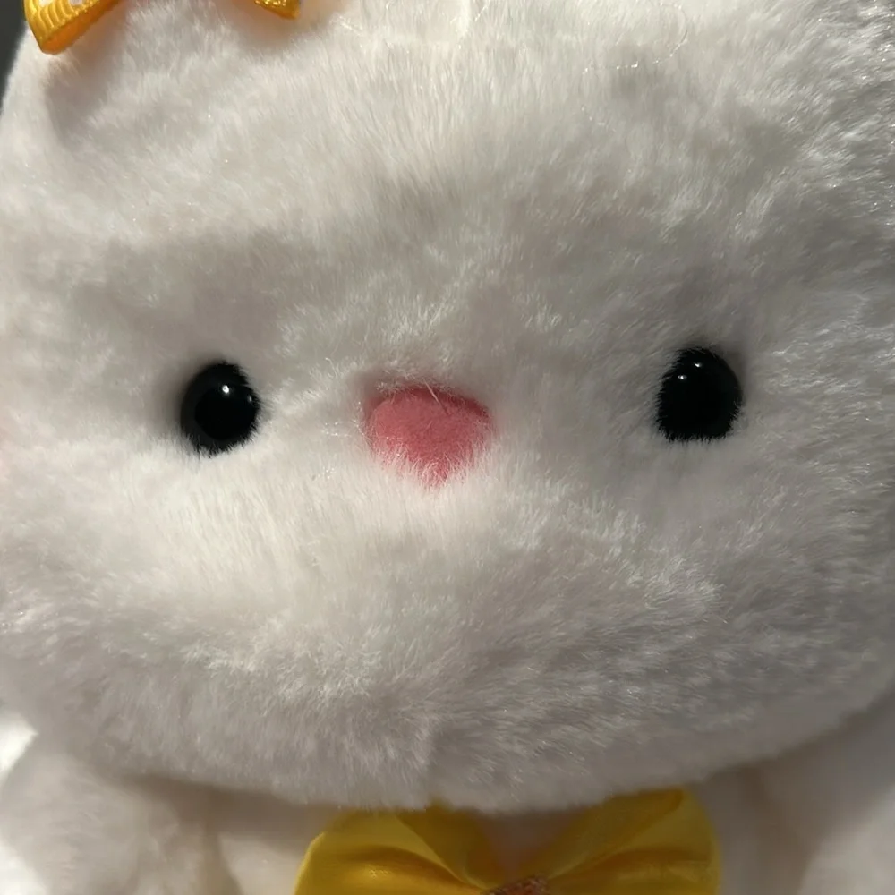 Soft bunny plush - 6 inch - white adorable - Picture 2 of 2